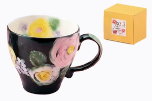 彩ばら景色　マグカップ【日本製 瀬戸 陶器 毎日の生活に】