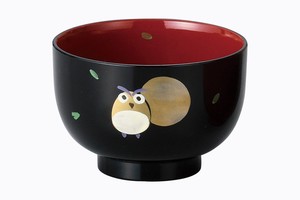 汤碗 猫头鹰 日本制造