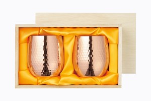 純銅ロックカップ2PCセット【日本製 純銅 贈り物 2個セット】