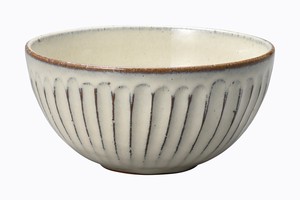 白釉彫　どんぶり【日本製 信楽焼 陶器 毎日の生活に】