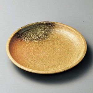 京唐津くくり手8.0丸皿　美濃焼 日本製
