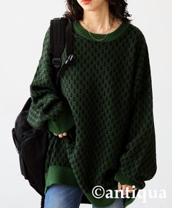 Antiqua Sweater/Knitwear Crew Neck Knitted Long Sleeves Ladies Autumn/Winter