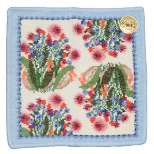 Towel Handkerchief Floral Pattern 25 x 25cm Limited Edition