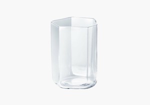 《日本製》変形角柱酒グラス-2【酒器】【杯】【盃】【さかずき】【ぐいのみ】【日本酒】【冷酒】【和食】