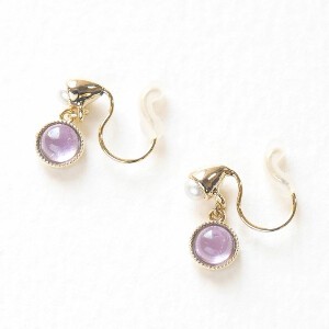 Clip-On Earrings Natural Made in Japan