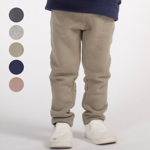 Kids' Full-Length Pant Stretch Brushed Lining Unisex Simple Made in Japan