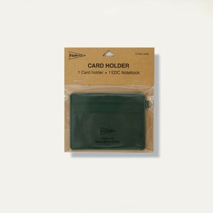 【定番】MFH048 カードホルダー＋EDC　ノートブック_ FARMHUT(ﾌｧｰﾑﾊｯﾄ)
