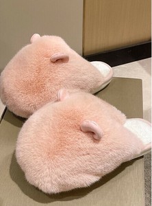 【今年もします！】韓国わたあめルームシューズ　猫耳VER
