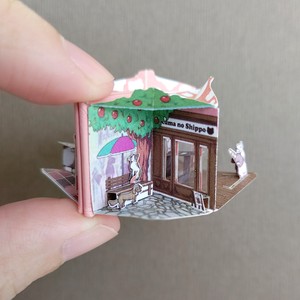 Kumako Bakery miniature POP-UP book handmade kit