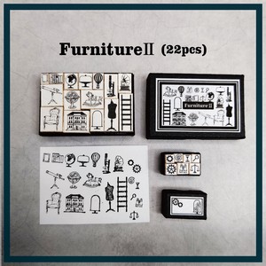 DIY KIT Miniature Stamp set  [Furniture2 ]
