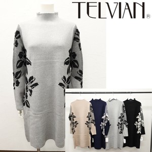 Sweater/Knitwear Tunic Floral Pattern