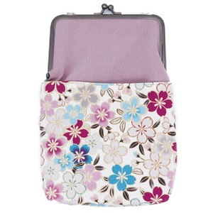 Shoulder Bag White Gamaguchi Back Inbound 2-way