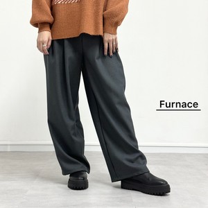 Full-Length Pant Twill Wide Pants Switching