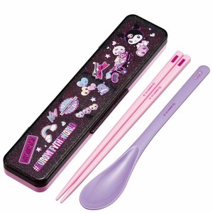 抗菌音のならないコンビセット 箸18cm  クロミ　スケーター CCS3SAAG