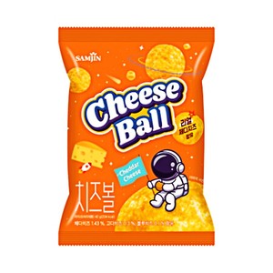 samjin サムジン チーズボール 50g チェダーチーズ味 韓国スナック