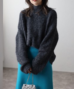 Sweater/Knitwear Pullover Wool Blend Mohair