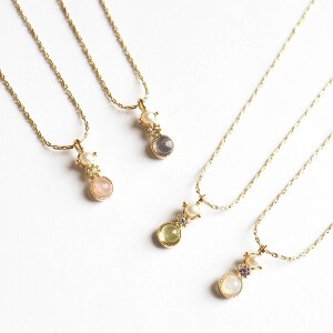 Genuine Stone Necklaces  Made in Japan