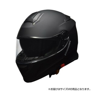 REIZEN フルフェイス インナーシールド付き モジュラーヘルメット Mサイズ(57-58cm未満) マットブラック