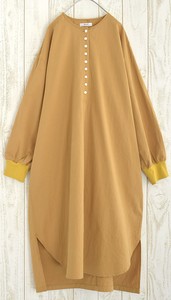 Casual Dress Pullover Buttons One-piece Dress Autumn/Winter