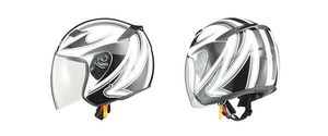 リード工業 STRAX ジェットヘルメット ホワイト LLサイズ SJ-9