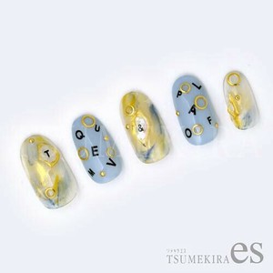 TSUMEKIRA(ツメキラ) ネイルシール es ミニアルファベット ブラック ES-MNA-102