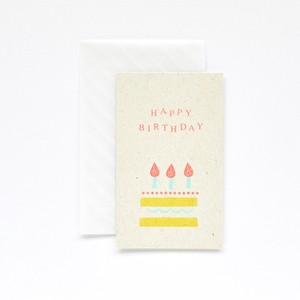 JIZAI Small Card Birthday Cake
