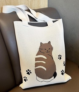 托特包 手提袋/托特包 休闲 动物 猫图案