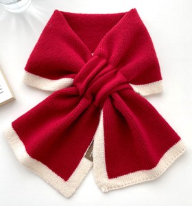 Thin Scarf Knitted Plain Color Scarf Unisex 6-colors Autumn/Winter