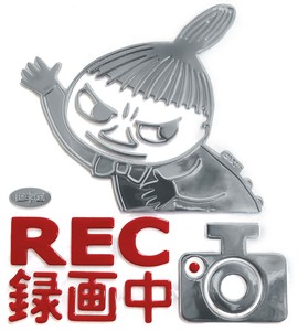 MOOMIN ムーミン ドライブレコーダー エンブレムステッカー リトルミイ FS069