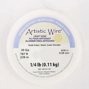Artistic Wire(アーティスティックワイヤー) ロングスプールス(業務用) ゴールド 0.25mm×約240m 30