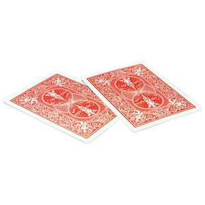 バイスクルマジックカード ダブルバック 赤/赤 PCM03
