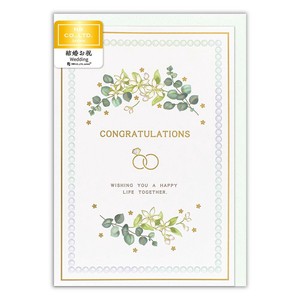 カード　セレブレ　結婚祝　マリッジ【日本製】