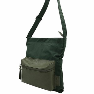 Shoulder Bag Cattle Leather Nylon 2Way 4-colors 2024 Spring/Summer