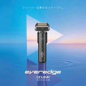 IZUMI　メンズシェーバー everedge充電・交流式［6枚刃 /AC100V-240V］ 　IZF-E863-WK