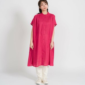 Casual Dress Band-Collar Shirt One-piece Dress 2024 Spring/Summer