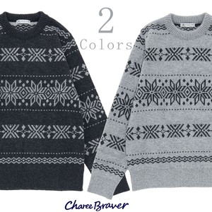 Sweater/Knitwear Crew Neck M Made in Japan
