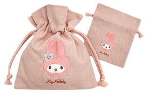 Pouch Drawstring Bag Sanrio Characters Patch