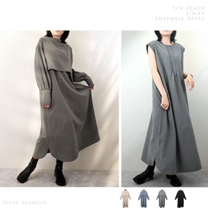Casual Dress 2-way One-piece Dress