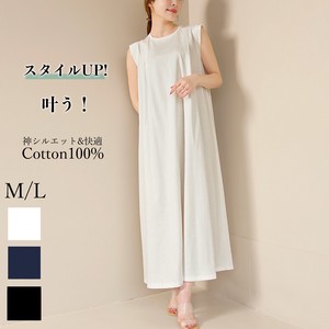 Casual Dress Design Sleeveless Summer One-piece Dress Ladies' Tuck NEW