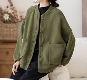 Coat Plain Color Outerwear Ladies Autumn/Winter