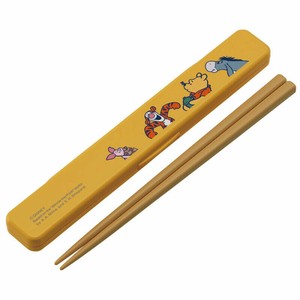 抗菌 カチャカチャ音の鳴らない箸箱セット 18cm くまのプーさん/アウトドア スケーター ABC3AG