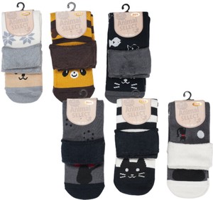Crew Socks Animal Brushed Lining Socks Ladies