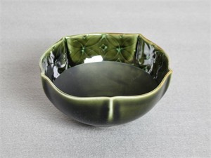 小钵碗 日式餐具 绿色