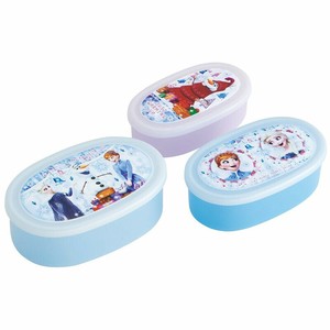 便当盒 抗菌加工 洗碗机对应 冰雪奇缘 Skater 3件每组