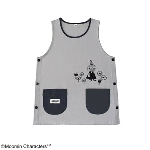 MOOMIN ムーミン エプロン(両開きタイプ) グレー ST-IM0063