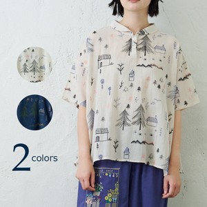 emago Button Shirt/Blouse Spring/Summer Natural
