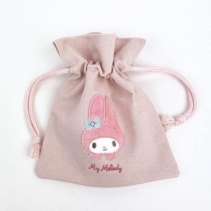 Pouch My Melody Drawstring Bag Sanrio Characters Patch