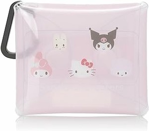 Pouch Pink Sanrio Characters Clear