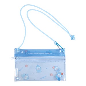 Pouch Hangyodon Sanrio Characters Clear