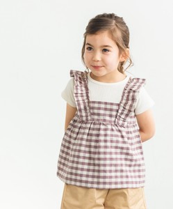 Kids' Short Sleeve T-shirt Tunic Ruffle T-Shirt Docking Tops Short-Sleeve Thermal